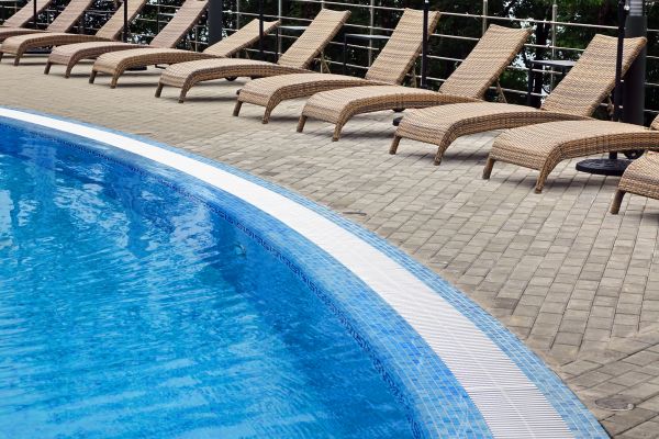 Cost of Poolside Hardscaping in Waterford